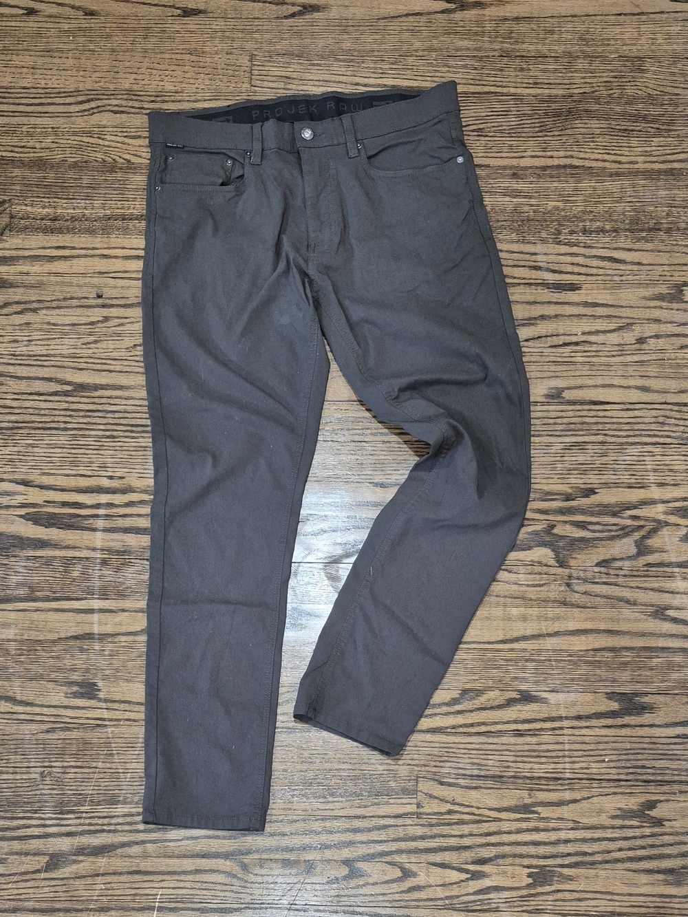 Projek Raw Men’s Classic Fit Olive Pants Size 34 waist
